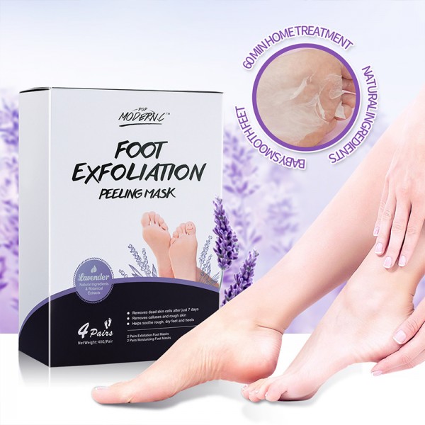 POP MODERN.C 4 Pairs Exfoliating Foot Masks